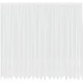 vidaXL Rideau en Dentelle Floral Blanc 280 x 500 cm Polyester
