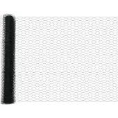 vidaXL Clôture en panneaux soudés, 1 x 10 mètres, PVC, vert