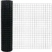 vidaXL Clôture Euro, 1,2 x 10 mètres, fer revêtu de PVC, gris