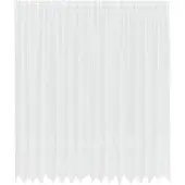 vidaXL Rideau en Dentelle Floral Blanc 280 x 400 cm Polyester