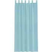 vidaXL Voile Rideaux avec poches pour tringles 2 pcs. Turquoise
