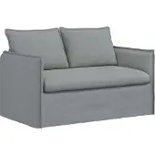vidaXL Canapé gris clair 136 x 82 x 85 cm Tissu