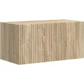 vidaXL Meuble TV 4 pièces en bois composite chêne Sonoma
