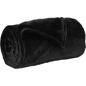 vidaXL Jeté Noir 220 x 240 cm Toison
