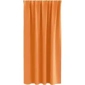 vidaXL Rideaux occultants avec anneaux 2 pcs Orange 175 x 140 cm