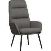 vidaXL Fauteuil relax gris clair Tissu
