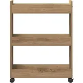 vidaXL Armoire Avec Roue Chêne Artisan 60 x 22 x 79 cm
