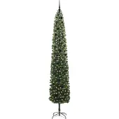 vidaXL Sapin de Noël artificiel Vert 300 cm PVC et acier et plastique