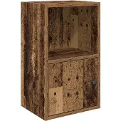 vidaXL Bibliothèque vieux bois 31x24x52 cm bois d'ingénierie