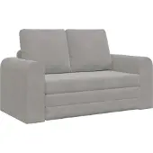 vidaXL Canapé-Lit Gris clair 148 x 71 x 83 cm Velours