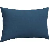 vidaXL Coussins de canapé 2 pcs Bleu 200 x 40 cm tissu