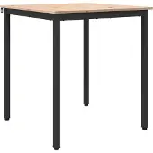 vidaXL Table de salle à manger Nature 70 x 70 x 75 cm Pin massif
