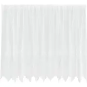 vidaXL Rideau en Dentelle Floral Blanc 160 x 300 cm Polyester
