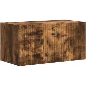 vidaXL Ensemble de meubles TV 4 pcs Chêne fumé Bois composite