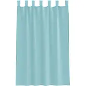 vidaXL Voile Rideaux avec poches pour tringles 2 pcs. Turquoise
