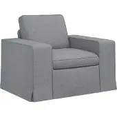 vidaXL Canapé Gris clair 102 x 80 x 82 cm Mét¿¿