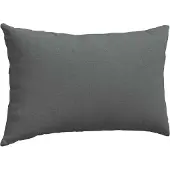 vidaXL Coussins de canapé 2 pcs Gris foncé 145 x 40 cm tissu