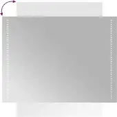 vidaXL Miroir de salle de bain LED 60x80 cm