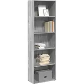 vidaXL Bibliothèque sonoma gris 60x30x189 cm bois d'ingénierie