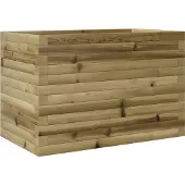 vidaXL Jardinière 70x40x45,5 cm bois de pin imprégné