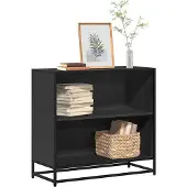 vidaXL Bibliothèque noir 80,5x35x76 cm bois d'ingénierie
