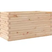 vidaXL Jardinière 90x40x45,5 cm bois de pin massif