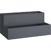 vidaXL Cache-pot de jardin Anthracite 100 x 60 x 45 cm Acier