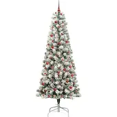 vidaXL Sapin de Noël Artificiel à Branches Articulées 240 cm PVC