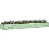 vidaXL Jardinière Vert 480 X 80 X 45 Cm Acier