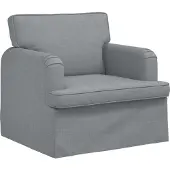 vidaXL Canapé Gris clair 142 x 80 x 85 cm Mét¿¿
