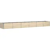 vidaXL Jardinière Ivoire 480 X 80 X 45 Cm Acier