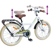 vidaXL Vélo enfant 24 pouces pour enfants de 8 à 12 ans Blanc
