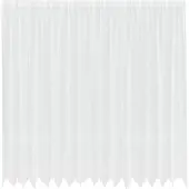 vidaXL Rideau en Dentelle Floral Blanc 200 x 400 cm Polyester