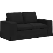 vidaXL Canapé Noir 162 x 80 x 82 cm Mét¿¿