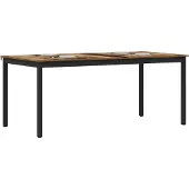 vidaXL Table de salle à manger, 180 x 90 x 75 cm, bois composite, rectangulaire