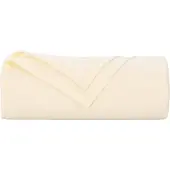 vidaXL Jeté Crème 210 x 140 cm Toison