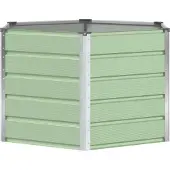 vidaXL Jardinière Vert Pastel 129 X 129 X 75 Cm Acier