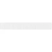 vidaXL Rideau en Dentelle Floral Blanc 80 x 1200 cm Polyester