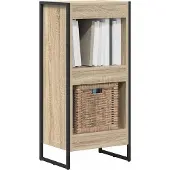 vidaXL Bibliothèque Sonoma 80 x 30 x 155 cm Bois d'ingénierie