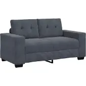 vidaXL Canapé causeuse gris foncé 120 cm velours
