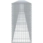 vidaXL Gabion avec couvercle 1000x50x100 cm Fer galvanisé