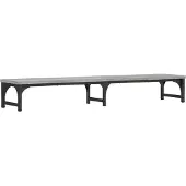 vidaXL Support d'écran gris Sonoma 105x23x15,5 cm Bois composite