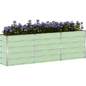 vidaXL Jardinière Vert 160 X 40 X 75 Cm Acier