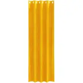vidaXL Rideaux occultants 2 pcs Jaune moutarde 140 x 225 cm Velours