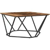 vidaXL Table Basse Bois Ancien 80X80X45 Cm Bois Massif Lumarko !