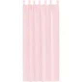 vidaXL Voile Rideaux avec poches pour tringles 2 pcs. Rose clair