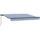vidaXL , store enroulable bleu, 250 x 200 cm, tissu