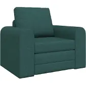 vidaXL Canapé-lit vert foncé 98 x 71 x 83 cm Tissu