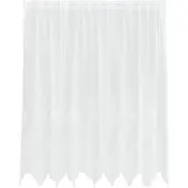 vidaXL Rideaux avec des rideaux Blanc 500x100cm Polyester
