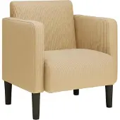 vidaXL Canapé-chaise accoudoirs gris-vert 54 cm tissu velours côtelé